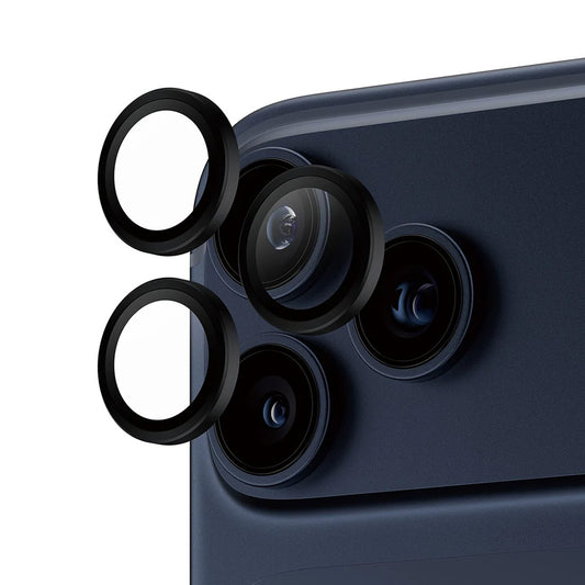 Takakameran suojakalvo PanzerGlass Hoops Apple iPhone 17 Pro Max / 17 Pro / 16 Pro Max / 16 Pro, Karkaistu lasi, Musta