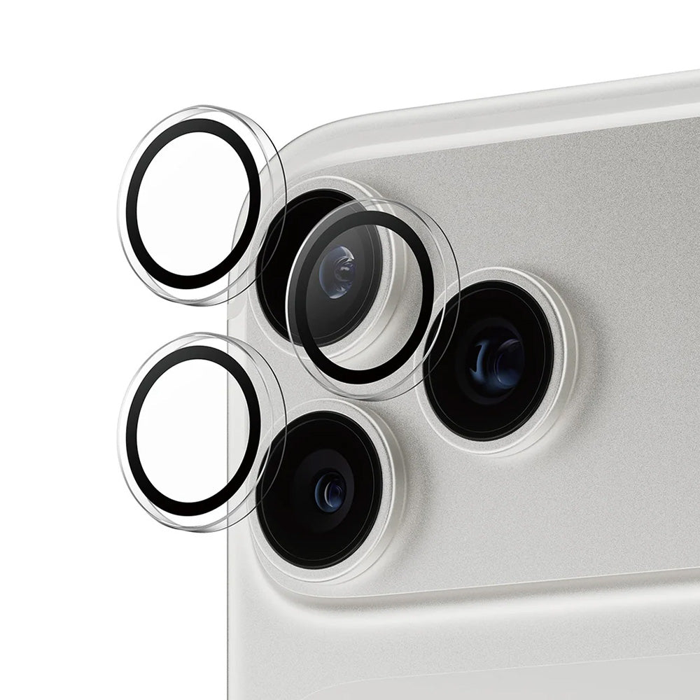 Takakameran suojakalvo PanzerGlass Hoops Apple iPhone 17 Prolle, Karkaistu lasi, Läpinäkyvä