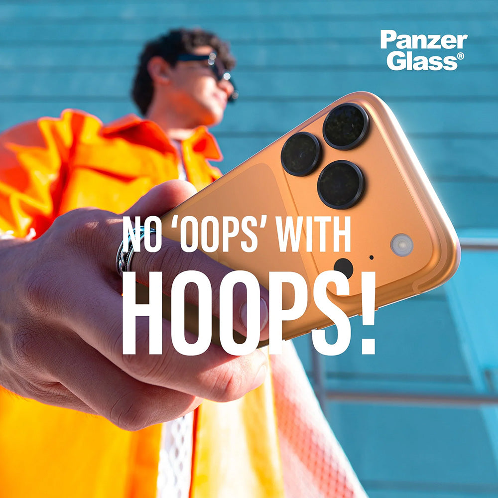 Takakameran suojakalvo PanzerGlass Hoops Apple iPhone 17 Prolle, Karkaistu lasi, Läpinäkyvä