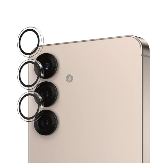 Takakameran suojakalvo PanzerGlass Hoops Samsung Galaxy S25 S931:lle, Karkaistu lasi, Läpinäkyvä