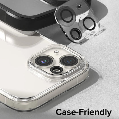 Ringke-suojakalvo Apple iPhone 15 Plus / 15 -puhelimen takakameralle, karkaistu lasi, 2 kappaleen setti, läpinäkyvä