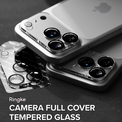 Ringke takakameran suojakalvo Apple iPhone 18 Pro Maxille, karkaistu lasi, 2 kappaleen setti, läpinäkyvä