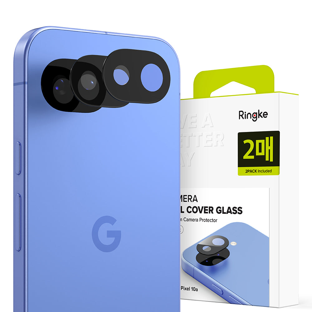 Suojakalvo Ringke Takakamera Google Pixel 10a, Panssarilasi, 2 kappaleen setti, Läpinäkyvä