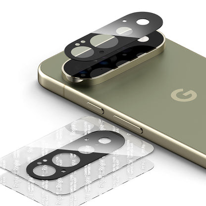 Ringke takakameran suojakalvo Google Pixel 11 Pro:lle, karkaistu lasi, 2 kappaleen setti, musta