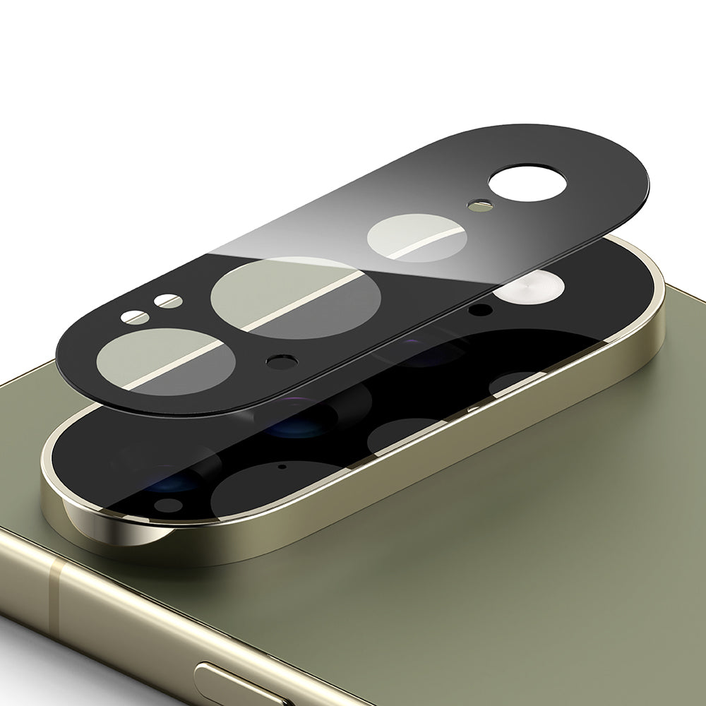 Ringke takakameran suojakalvo Google Pixel 11 Pro XL:lle, karkaistu lasi, 2 kappaleen setti, musta