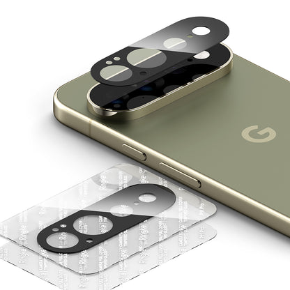 Ringke takakameran suojakalvo Google Pixel 11 Pro XL:lle, karkaistu lasi, 2 kappaleen setti, musta