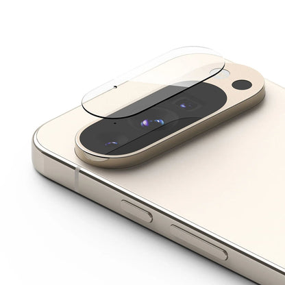 Ringke-suojakalvo Google Pixel 9 Pro XL:n takakameralle, karkaistu lasi, 3 kappaleen setti, läpinäkyvä