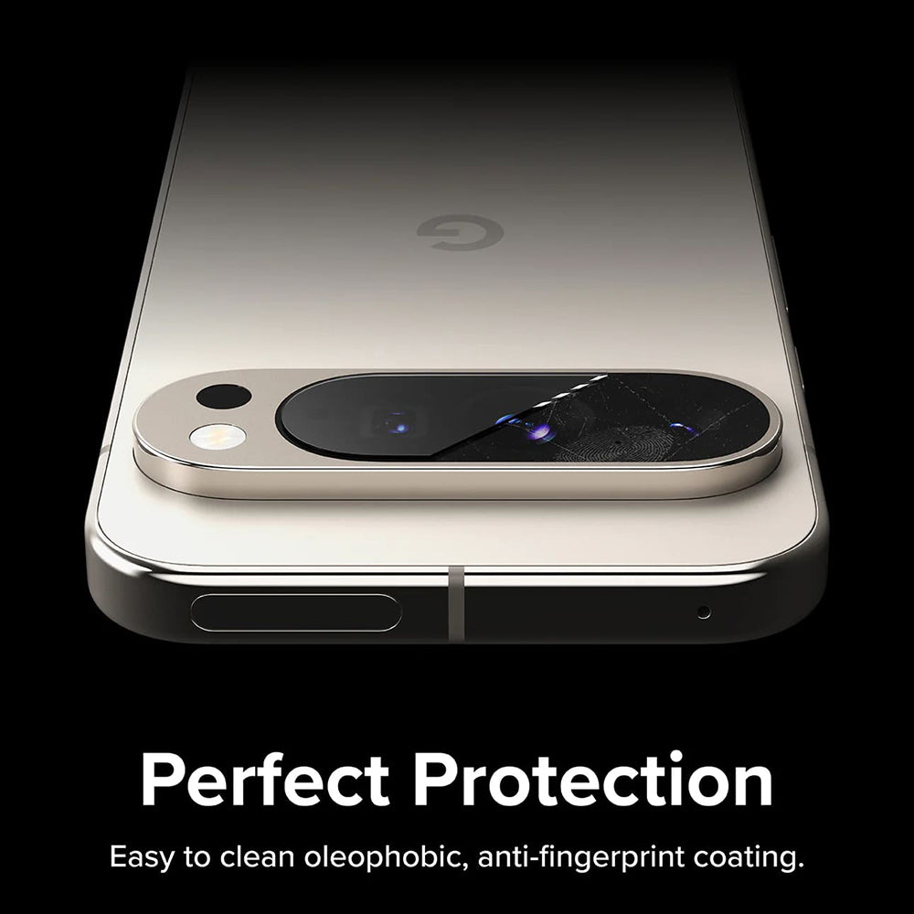 Ringke-suojakalvo Google Pixel 9 Pro XL:n takakameralle, karkaistu lasi, 3 kappaleen setti, läpinäkyvä