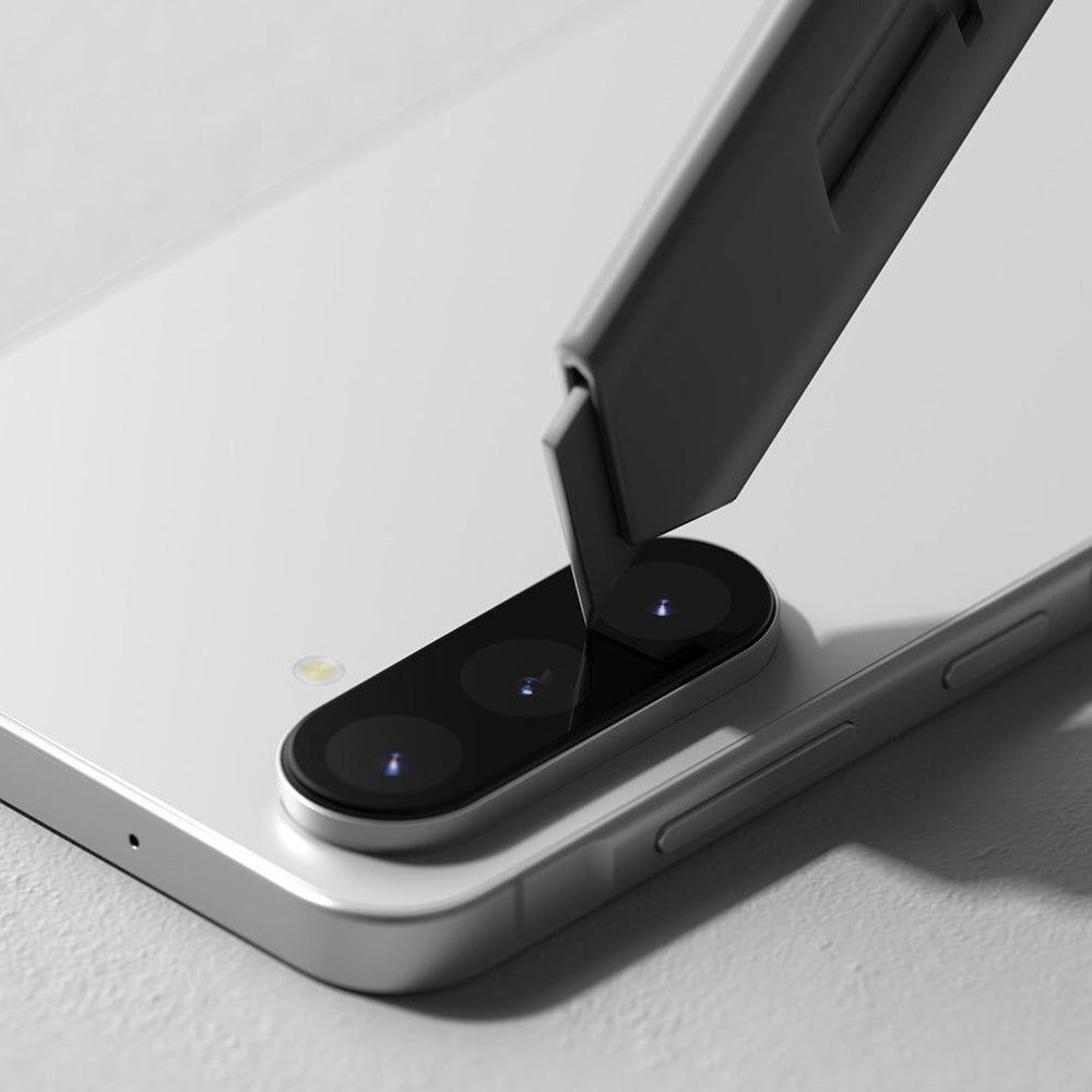 Ringke-suojakalvo Samsung Galaxy A56 A566 -puhelimen takakameralle, karkaistu lasi, 2 kappaleen setti, musta