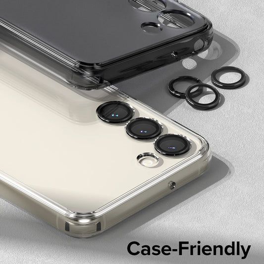 Suojakalvo Ringke Takakamera Samsung Galaxy S23+ S916 / S23 S911, Karkaistu lasi, Musta