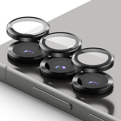 Suojakalvo Ringke takakameralle Samsung Galaxy S25 S931, karkaistu lasi, musta