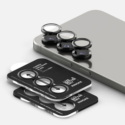 Suojakalvo Ringke takakameralle Samsung Galaxy S25 S931, karkaistu lasi, musta
