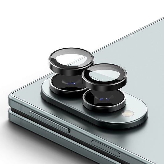 Takakameran suojakalvo Ringke Samsung Galaxy Z Fold8 F971:lle, karkaistua lasia, 2 kappaleen setti, musta