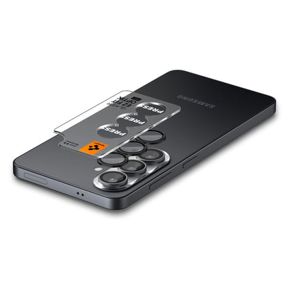 Takakameran suojakalvo Spigen GlastR EZ FIT Optik Pro HD Samsung Galaxy S26 Plus S947:lle, Karkaistu lasi, 2 kappaleen setti, Musta