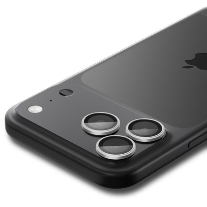 Spigen GlastR EZ FIT Optik Pro takakameran suojakalvo Apple iPhone 17 Pro Max / 17 Pro, karkaistu lasi, 2 kappaleen setti, hopea