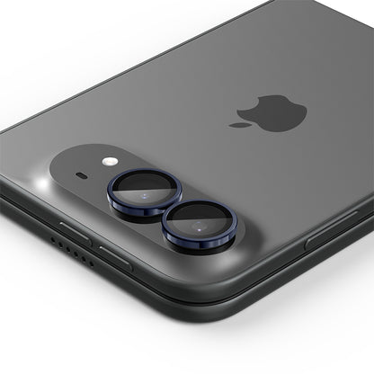 Takakameran suojakalvo Spigen GlastR EZ FIT Optik Pro Apple iPhone Duolle, karkaistu lasi, 2 kappaleen setti, laivastonsininen AGL12011