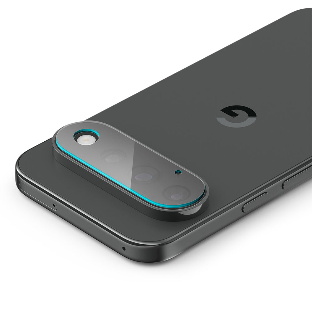 Takakameran suojakalvo Spigen GlastR EZ FIT Optik Pro Google Pixel 11 Prolle, karkaistu lasi, 2 kappaleen setti, läpinäkyvä AGL11484