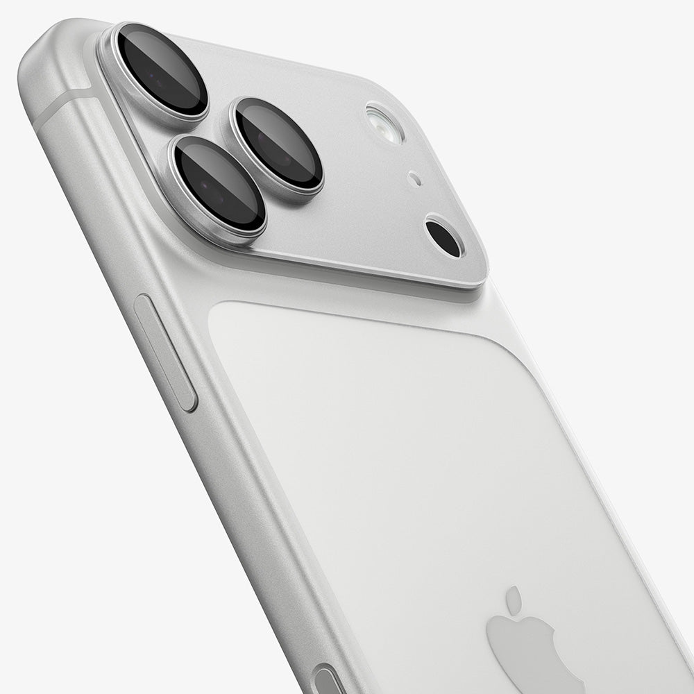 Spigen GlastR EZ FIT Optik Pro XL Rear Camera Protective Film for Apple iPhone 18 Pro, Tempered Glass, Silver AGL12038