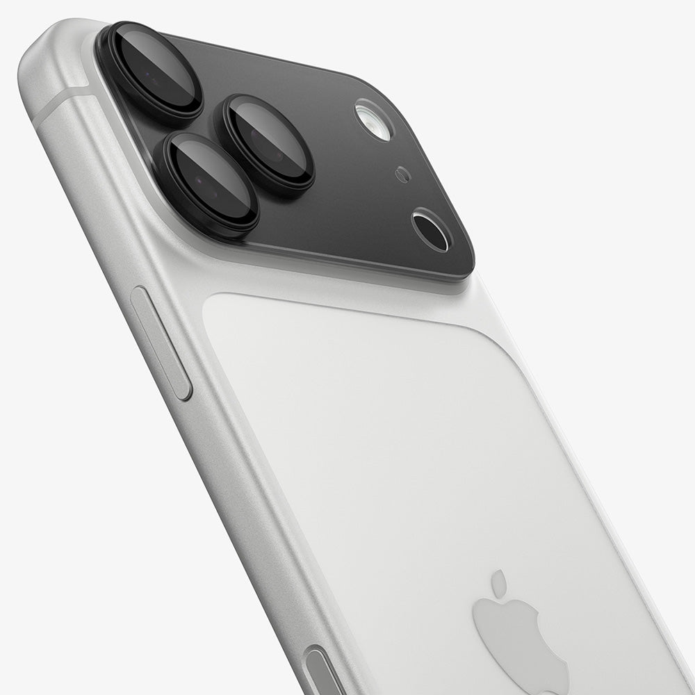 Spigen GlastR EZ FIT Optik Pro XL Rear Camera Protective Film for Apple iPhone 18 Pro, Tempered Glass, Dark Gray AGL12035