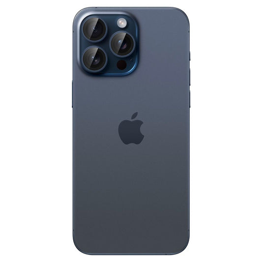 Suojakalvo Spigen GlastR EZ FIT Optik Pro Apple iPhone 16 Pro Max / 16 Pro takakameralle, Karkaistu lasi, 2 kappaleen setti, Sininen