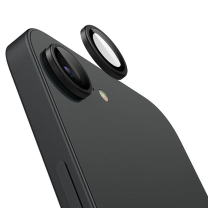 Takakameran suojakalvo Spigen GlastR EZ FIT Optik Pro Apple iPhone 17e / 16e, Panssarilasi, 2 kappaleen setti, Musta AGL09279
