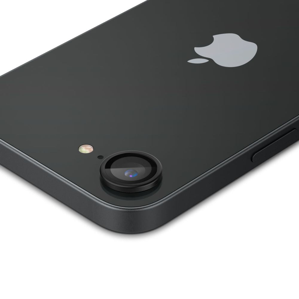 Takakameran suojakalvo Spigen GlastR EZ FIT Optik Pro Apple iPhone 17e / 16e, Panssarilasi, 2 kappaleen setti, Musta AGL09279