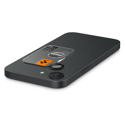 Takakameran suojakalvo Spigen GlastR EZ FIT Optik Pro Apple iPhone 17e / 16e, Panssarilasi, 2 kappaleen setti, Musta AGL09279