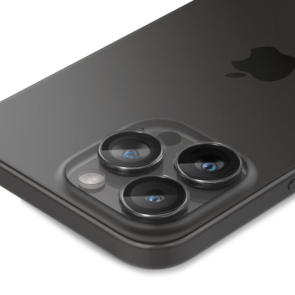 Takakameran suojakalvo Spigen GlastR EZ FIT Optik Pro Apple iPhone 17 Pro Max / 17 Pro, Karkaistu lasi, 2 kappaleen setti, Läpinäkyvä