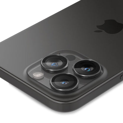 Takakameran suojakalvo Spigen GlastR EZ FIT Optik Pro Apple iPhone 17 Pro Max / 17 Pro, Karkaistu lasi, 2 kappaleen setti, Läpinäkyvä