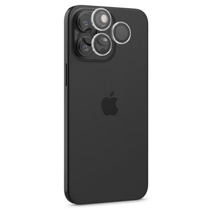 Takakameran suojakalvo Spigen GlastR EZ FIT Optik Pro Apple iPhone 17 Pro Max / 17 Pro, Karkaistu lasi, 2 kappaleen setti, Läpinäkyvä