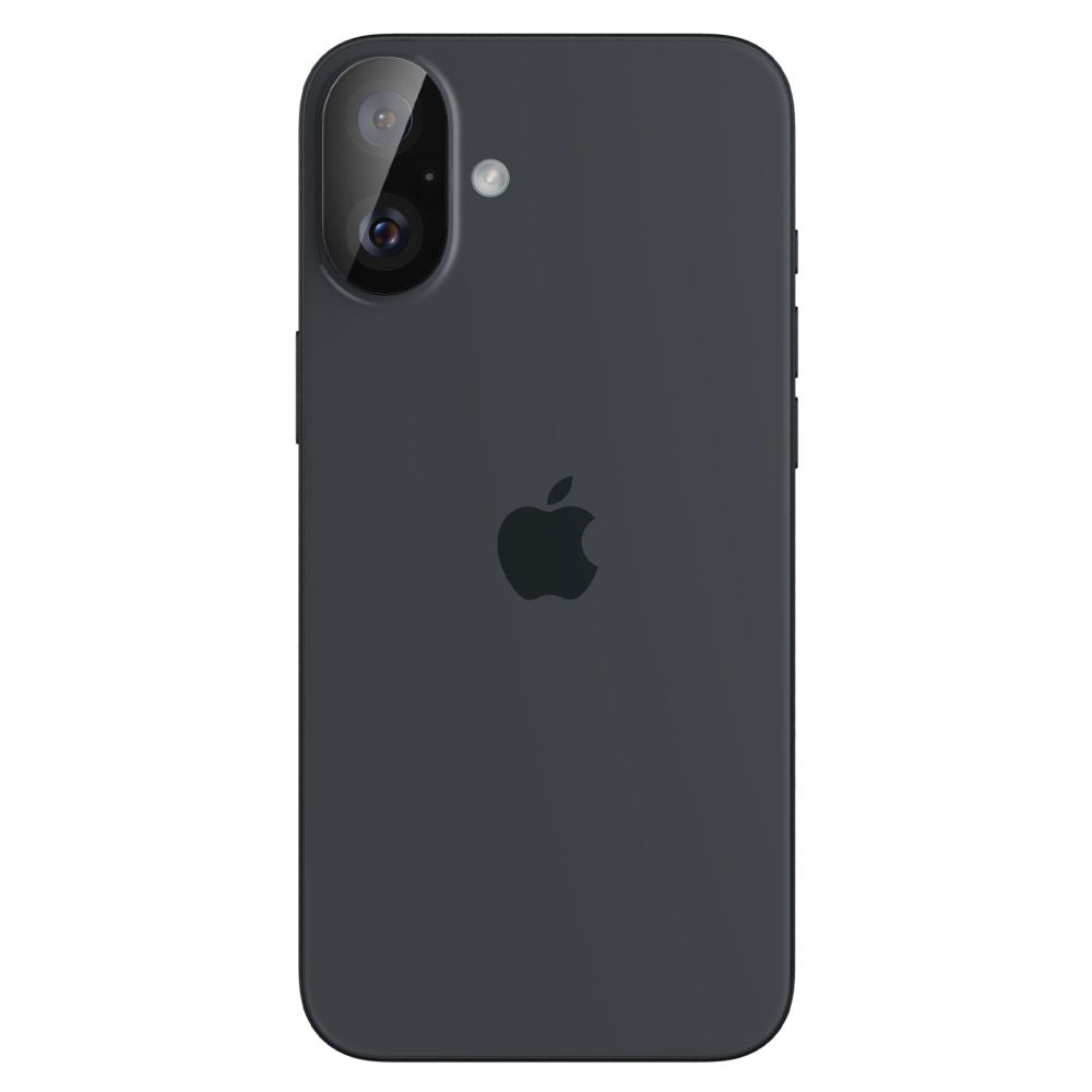 Suojakalvo Spigen GlastR Optik Apple iPhone 16 Plus / 16 takakameralle, Karkaistu lasi, 2 kappaleen setti, Musta AGL07922