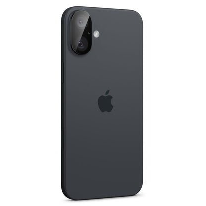 Suojakalvo Spigen GlastR Optik Apple iPhone 16 Plus / 16 takakameralle, Karkaistu lasi, 2 kappaleen setti, Musta AGL07922