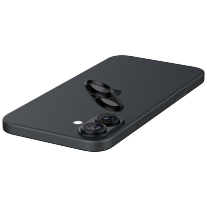 Suojakalvo Spigen GlastR Optik Apple iPhone 16 Plus / 16 takakameralle, Karkaistu lasi, 2 kappaleen setti, Musta AGL07922
