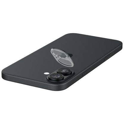 Spigen GlastR Optik takakameran suojakalvo Apple iPhone 16 Plus / 16:lle, karkaistu lasi, 2 kappaleen setti, läpinäkyvä AGL07923