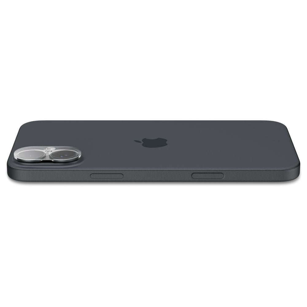 Spigen GlastR Optik takakameran suojakalvo Apple iPhone 16 Plus / 16:lle, karkaistu lasi, 2 kappaleen setti, läpinäkyvä AGL07923