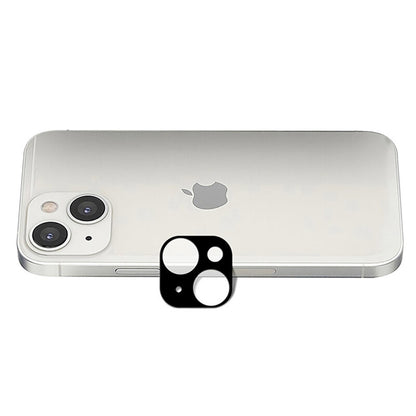 Techsuit takakameran suojakalvo Apple iPhone 13 mini / 13:lle, karkaistu lasi, musta