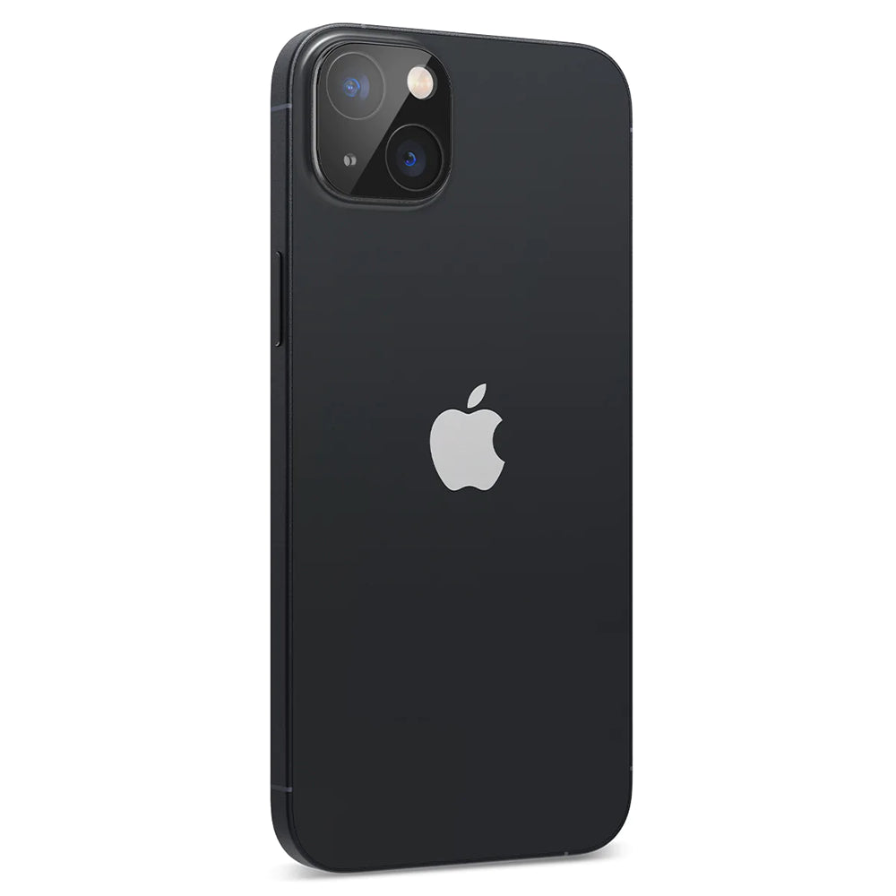Techsuit takakameran suojakalvo Apple iPhone 14 Plus / 14:lle, karkaistu lasi, musta