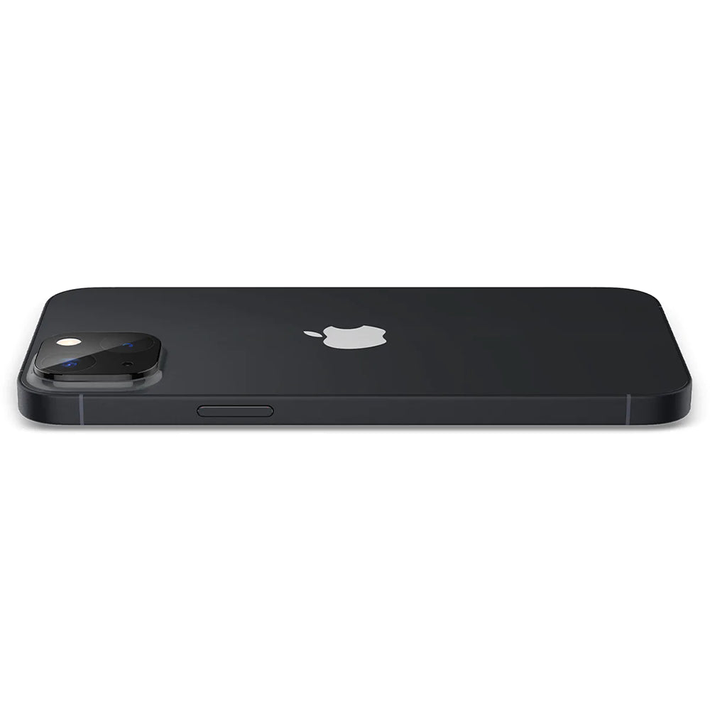 Techsuit takakameran suojakalvo Apple iPhone 14 Plus / 14:lle, karkaistu lasi, musta
