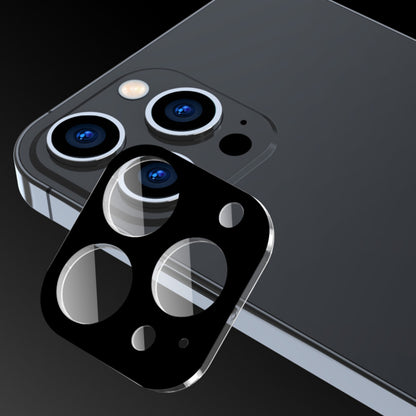 Techsuit takakameran suojakalvo Apple iPhone 15 Pro Max / 15 Pro -puhelimille, karkaistu lasi, musta