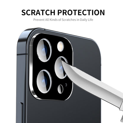 Techsuit takakameran suojakalvo Apple iPhone 15 Pro Max / 15 Pro -puhelimille, karkaistu lasi, musta