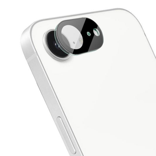 Techsuit takakameran suojakalvo Apple iPhone 17e / 16e:lle, karkaistu lasi, musta