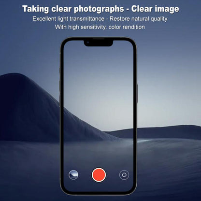 Techsuit takakameran suojakalvo Apple iPhone 17e / 16e:lle, karkaistu lasi, musta