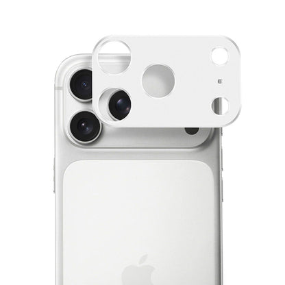 Takakameran suojakalvo Techsuit Apple iPhone 17 Pro:lle, karkaistu lasi, hopea