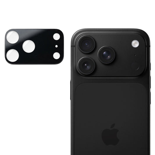 Techsuit Rear Camera Protective Film for Apple iPhone 18 Pro, Tempered Glass, Black