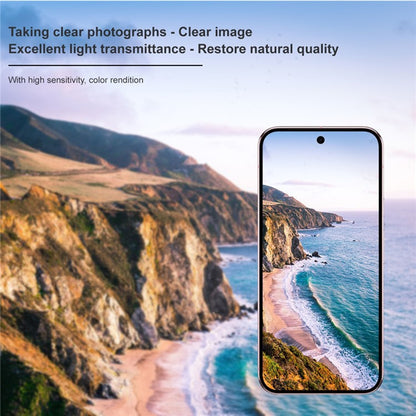 Techsuit takakameran suojakalvo Google Pixel 10 Pro XL:lle, karkaistu lasi, musta