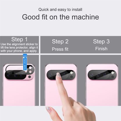 Techsuit-suojakalvo Google Pixel 10a:n takakameralle, Panssarilasi, Musta