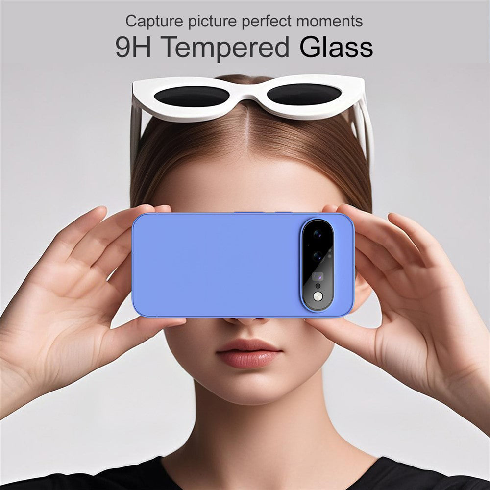 Takakameran suojakalvo Techsuit Google Pixel 11:lle, karkaistu lasi, musta