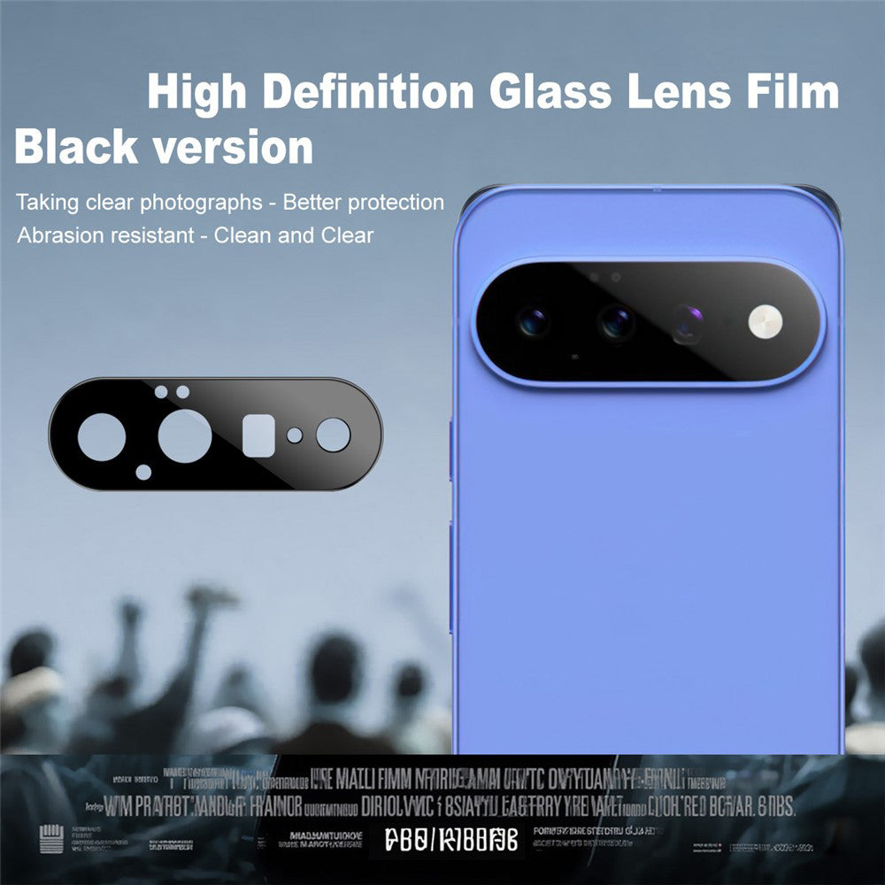 Takakameran suojakalvo Techsuit Google Pixel 11:lle, karkaistu lasi, musta