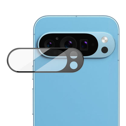 Techsuit takakameran suojakalvo Google Pixel 9 Pro XL:lle, karkaistu lasi, musta