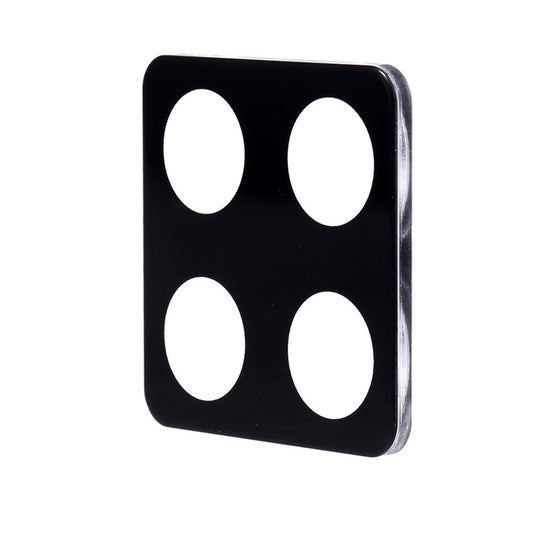 Techsuit-suojakalvo Honor 400 Smart 4G / X7d 4G / 400 Smart 5G -puhelimen takakameralle, Vahvistettu lasi, Musta